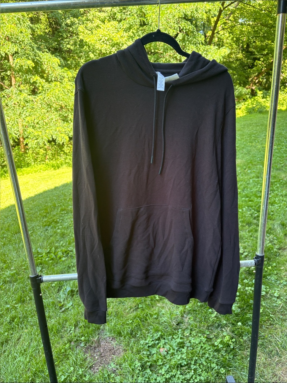 ALO Yoga Men's Black Pullover Hoodie